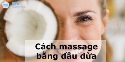 Cách massage bằng dầu dừa 