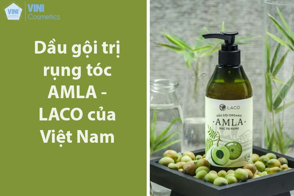 Dầu gội trị rụng tóc AMLA - LACO của Việt Nam
