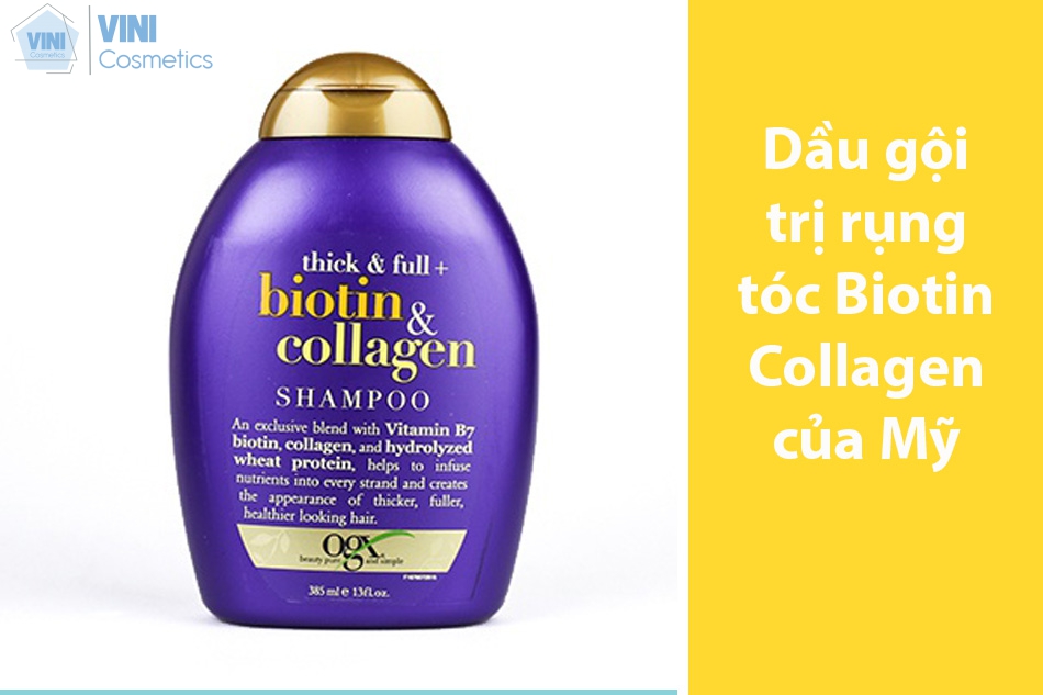 Dầu gội trị rụng tóc Biotin Collagen của Mỹ