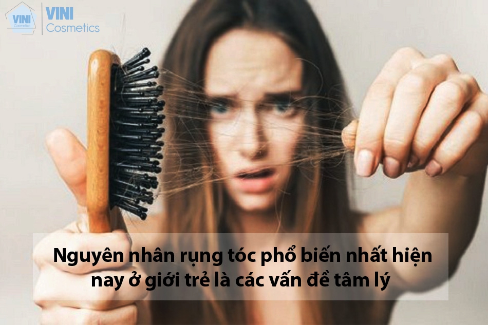  Nguyên nhân rụng tóc phổ biến nhất hiện nay ở giới trẻ là các vấn đề tâm lý