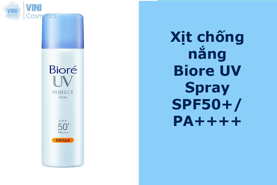Xịt chống nắng Biore UV Spray SPF50+/PA++++