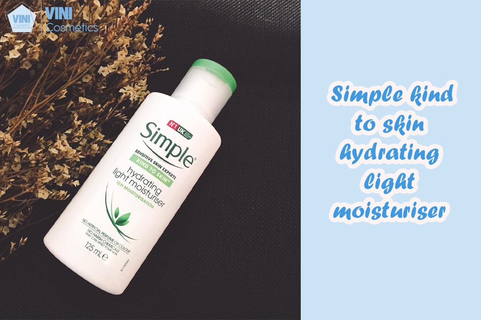 Kem dưỡng ẩm simple kind to skin hydrating light moisturiser